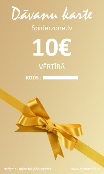 Gift card spiderzone.lv 10 EUR
